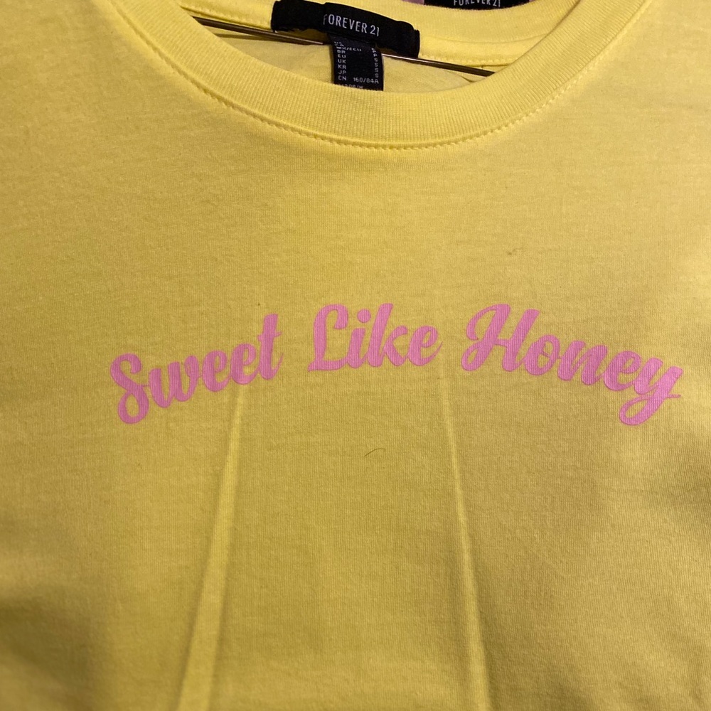 yellow forever 21 top